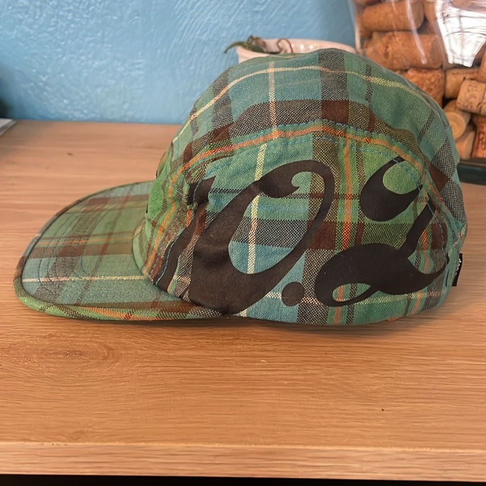 10.Deep Plaid 5 Panel Hat - Picture 2 of 3